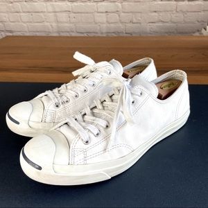 Converse Jack Purcell Low Top Leather Sneakers